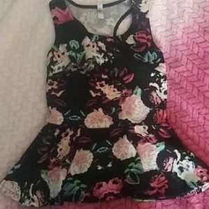 Xhilaration XS Peplum top